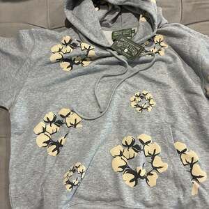 Denim Tears x Cactus Plant Flea Market Cactus Tears Wreath Hoodie Grey
